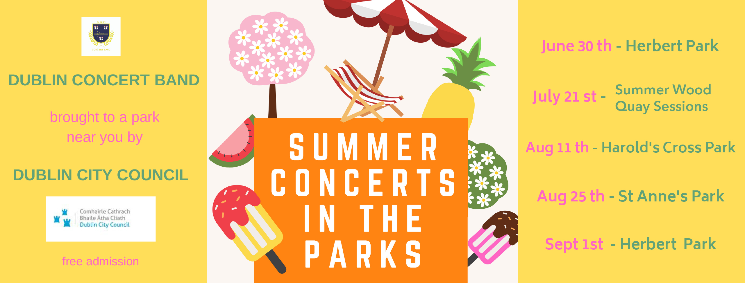 summer concerts web banner 2019